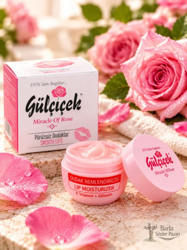 Gülçiçek 20 ml Gül Özlü Dudak Nemlendiricisi