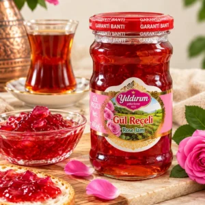Yıldırım Gül Reçeli 400 Gr cam kavanoz