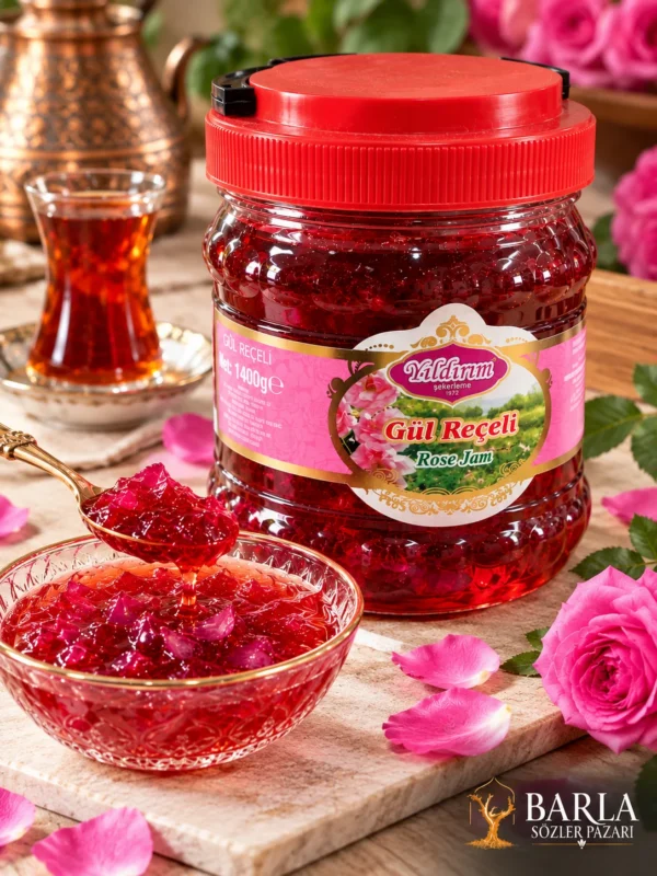 1400 g Yıldırım Gül Reçeli kahvaltılık reçel