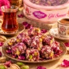 Yıldırım Yapraklı Gül Sarması Antep Fıstıklı 200 g çay ve kahve yanında
