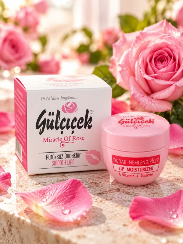 Gülçiçek 20 ml Gül Özlü Dudak Nemlendiricisi