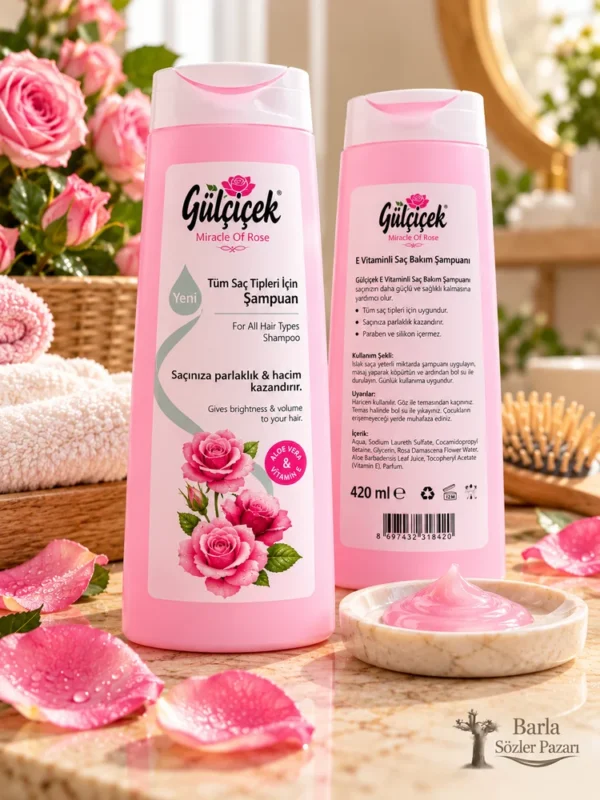 Gülçiçek 420 ml E Vitaminli Saç Bakım Şampuanı