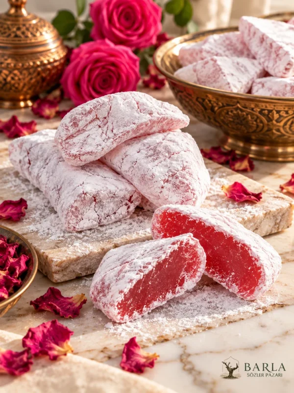 Yıldırım Güllü Muska Lokum 750 g yakın görünüm