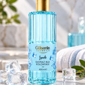 Gülsemin Davraz Buz Kolonyası 400 ML buz küpleriyle ürün görseli