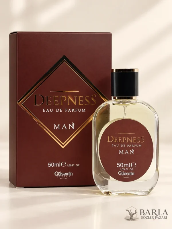 Gülsemin Deepness Eau de Parfum Man 50 ml erkek parfümü ve kutusu