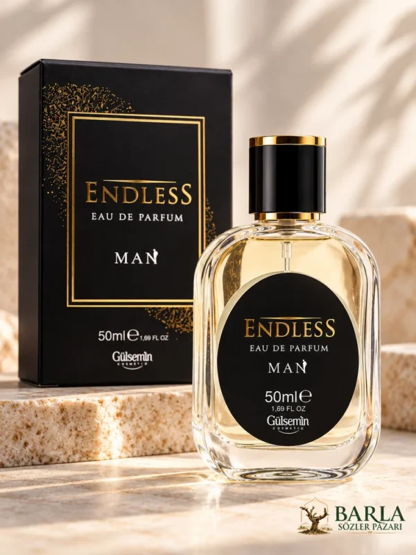 Gülsemin Endless erkek parfümü ambalaj detayları