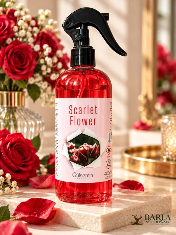 Gülsemin Scarlet Flower Oda Spreyi 400 ml farklı ön yüz görünümü