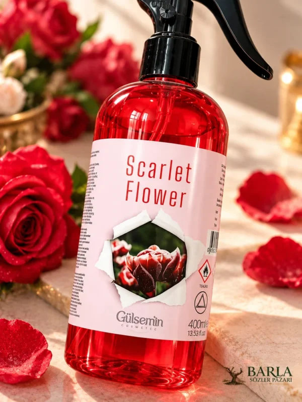 Gülsemin Scarlet Flower Oda Spreyi 400 ml ön yüz yakın görünüm