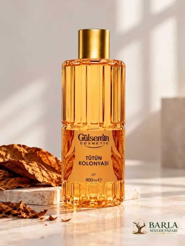 Gülsemin Tütün Kolonyası 400 ml 70 derece amber şişe