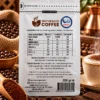 Naturalce Coffee Cappuccino 200 gr arka ambalaj ve GİMDES Helal işareti