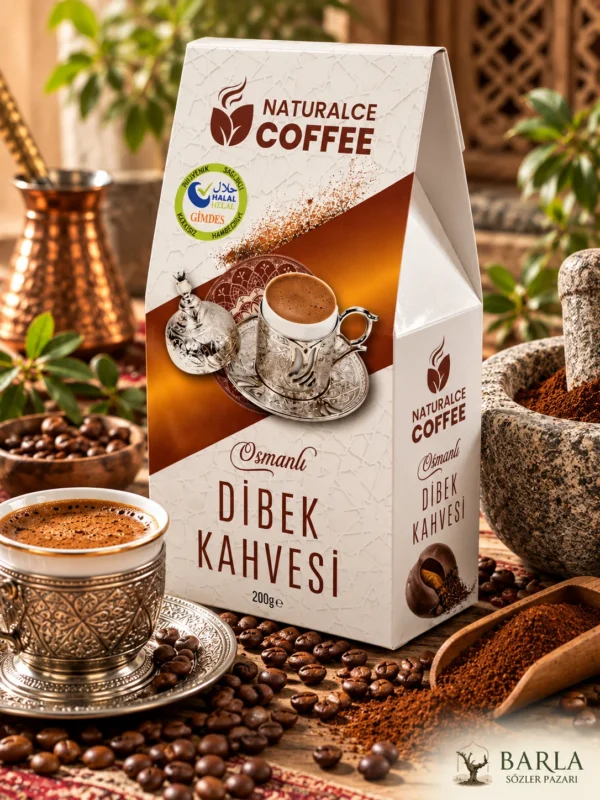 Naturalce Coffee Osmanlı Dibek Kahvesi 200 G geleneksel kahve sunumu