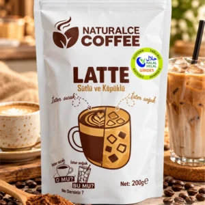 Naturalce Latte 200 gr sütlü ve köpüklü kahve