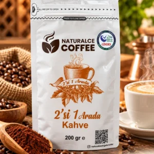 Naturalce Coffee 2’si 1 Arada Kahve 200 Gr GİMDES helal sertifikalı
