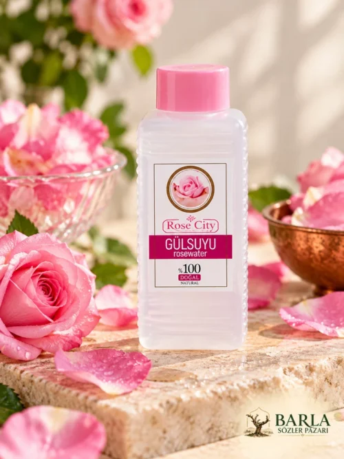 Rose City %100 Doğal Gülsuyu 240 ml ürün şişesi