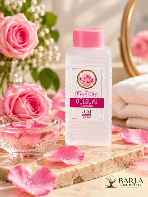 Rose City %100 doğal gül suyu 240 ml yakın ürün görünümü