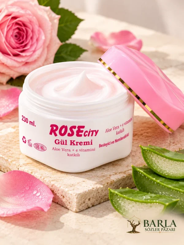 Rose City Gül Kremi Aloe Vera E Vitamini 230 ml ürün detay görseli