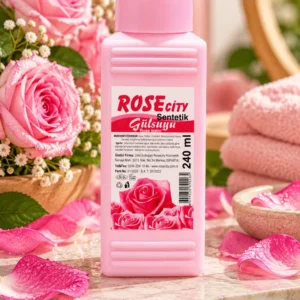 Rose City Sentetik Gül Suyu 240 ml pembe şişe