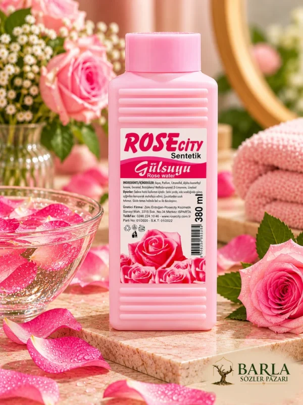 Rose City Sentetik Gül Suyu 380 ml ürününün detaylı görünümü