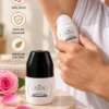 Rose City Erkek Roll-On Deodorant 50 ml koltuk altına uygulama görseli