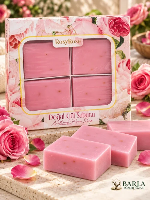RosyRose Doğal Gül Sabunu 4'lü paket 320 g