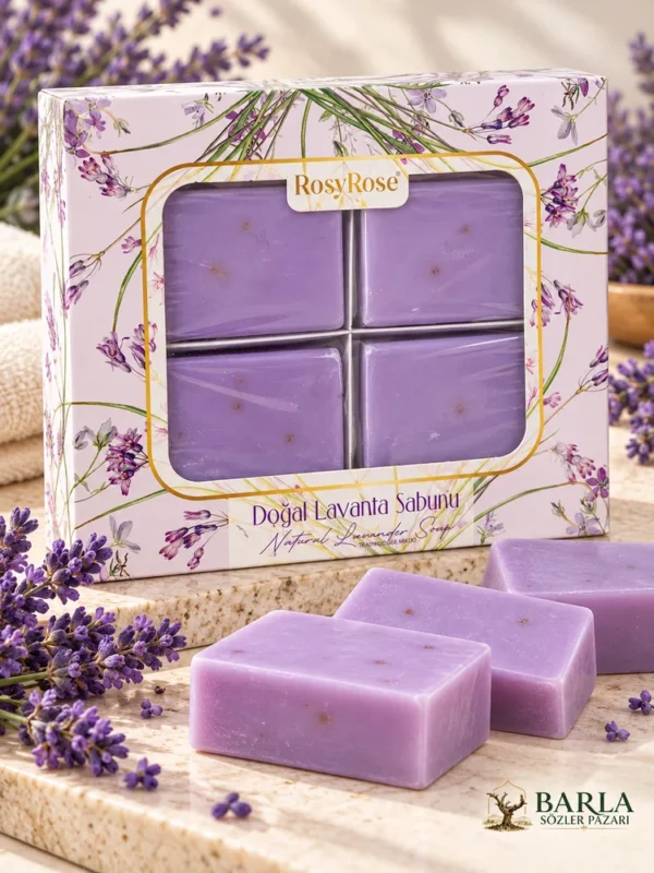 RosyRose doğal lavanta sabunu 4'lü paket 320 g