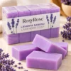 RosyRose lila lavanta sabunu kalıpları ve beşli paket