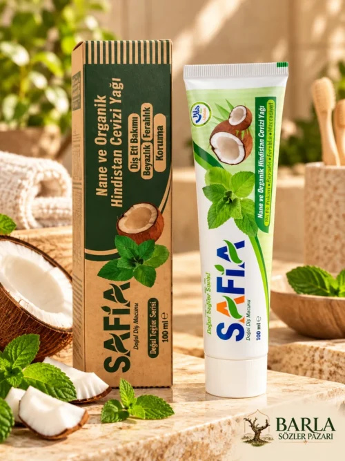 Safia Nane ve Hindistan Cevizli Organik Diş Macunu 100 ml