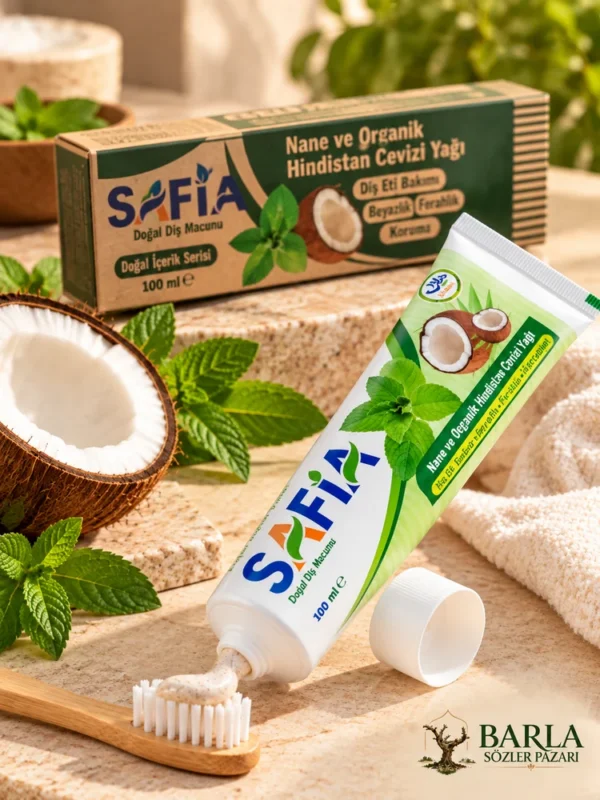 Safia Nane ve Hindistan Cevizli Organik Diş Macunu 100 ml