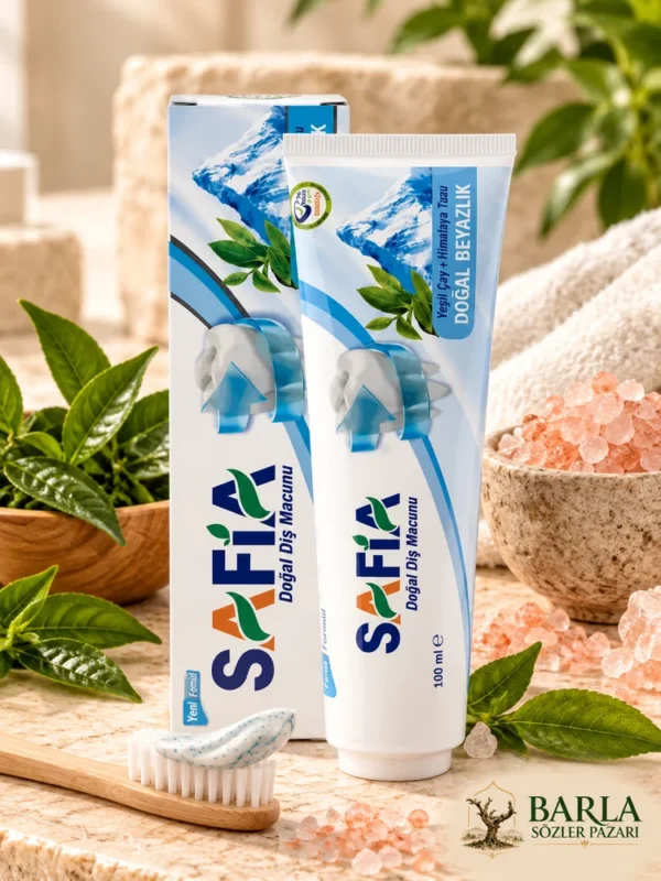 Safia Yeşil Çay ve Himalaya Tuzu Diş Macunu 100 ml
