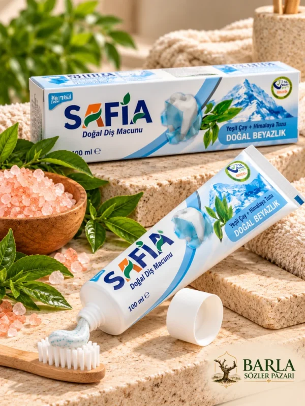 Safia Yeşil Çay ve Himalaya Tuzu Diş Macunu 100 ml