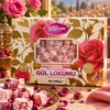 Yıldırım Şekerleme 800 gr Güllü Çifte Kavrulmuş Lokum